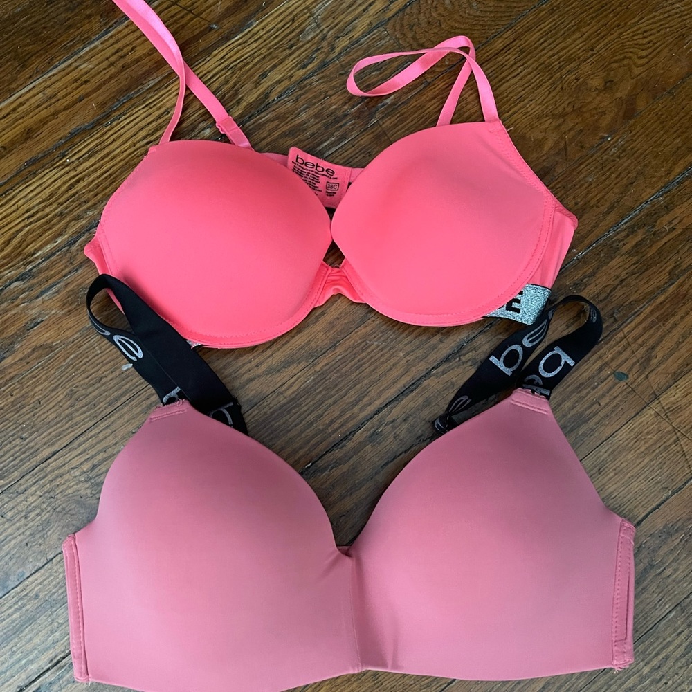 Bundle of two BEBE bras 38C